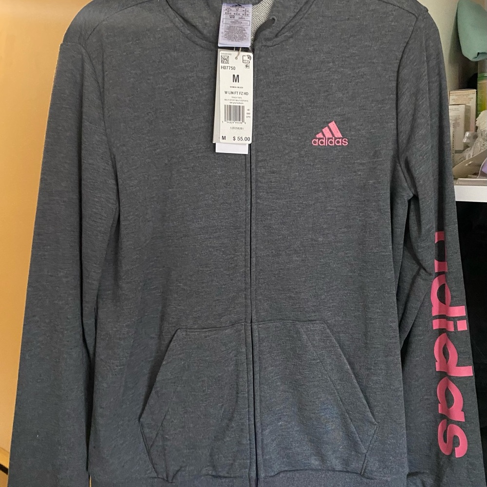 Gray adidas sweater